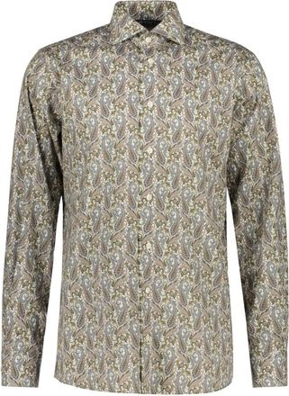 Eton Camicia Paisley Signature Twill - - Shirts - Uomo - Verde - M