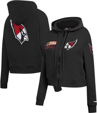 Pro Standard Womens Pro Standard Black Arizona Cardinals Split Logo Full-Zip Hoodie at Nordstrom, Size Xx-Large