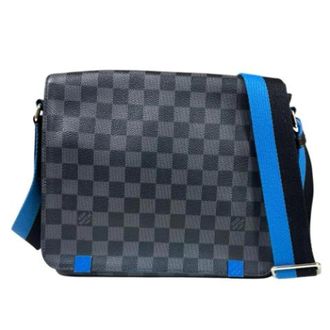 Louis Vuitton Tweedehands Canvas Louis Vuitton tassen - Heren - Pre-owned - Grijs - Maat: ONE Size