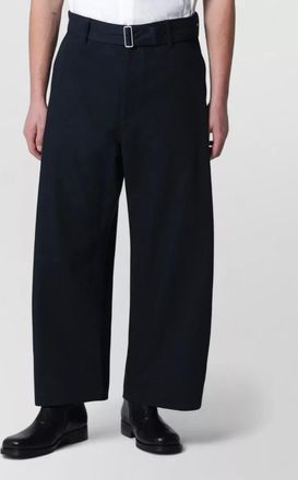 STUDIO NICHOLSON wide leg trousers belt loops pockets
