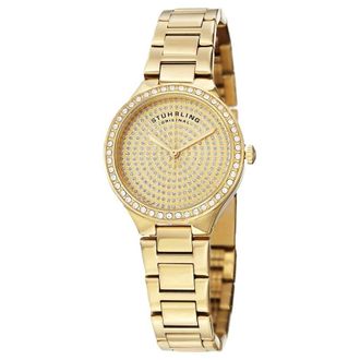 St&uuml;hrling Symphony Gold-tone Dial Ladies Watch M15395