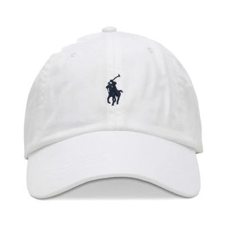 Polo Ralph Lauren Sport Cap - Heren - Petten - Wit - ONE Size - Katoen - Accessoires