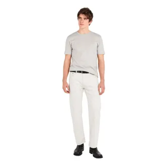 HUGO BOSS Oranje premium katoenen T-shirt voor heren (Grijs)