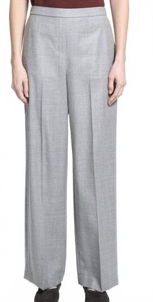 Theory Wide Pull On Pants In Grey