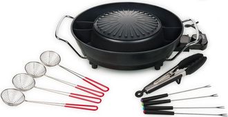 Tristar Pz 9131 Hot Pot Grill Fondue Negro 3l 1800w