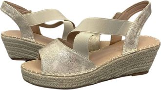 Corkys Footwear Womens Kimmie Wedge Sandals In Gold