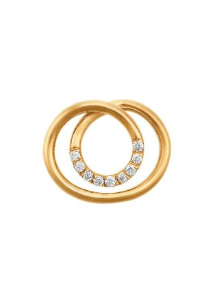 Charlotte Chesnais Alphajoaillerie 18kt Gold Necklace - Letter O - One Size