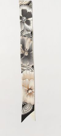 Ferragamo Bandeau stampa Fioritura Ferragamo in seta