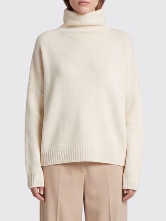 Kujten Dolcevita in 100% cashmere con maniche lunghe e bordi a costine