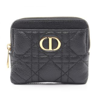 Dior Black Leather Coin Purse/Coin Case (Pre-Owned)