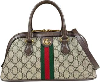 Gucci Pre-owned Handbags, female, Beige, Size: ONE SIZE Pre-owned Vintage Handbag