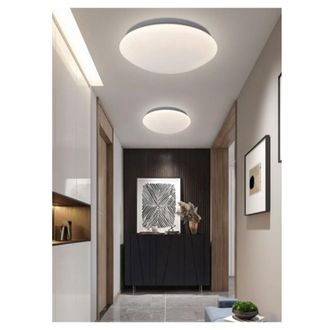 Trade Shop Trade Shop Traesio - Trade Shop - Plafoniera Tonda Soffitto 18w Metallo Plastica Ip20 Luce 6500k 4000k 3000k C01-18