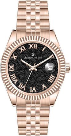 Christian Van Sant Stellar Black Dial Mens Watch CV0705