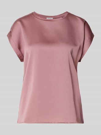 Vila T-Shirt aus Satin mit Rundhalsausschnitt Modell ELLETTE in Rose, Gr&ouml;&szlig;e 34