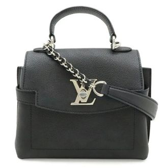 Louis Vuitton Pre-owned Lockme Ever Mini Handbag Black - Dames - Pre-owned - Zwart - Maat: ONE Size Leer