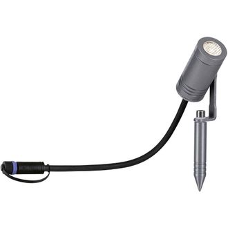 Paulmann Radix Plug Shine Proiettore Esterno Grigio 6w