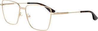 Alexander McQueen AM0503O Gold Metal Eyeglasses - Gold