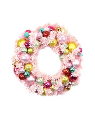 Cody Foster & Co. Small Handcrafted Flocked Wreath