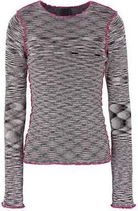 8 by YOOX LETTUCE HEM CREWNECK