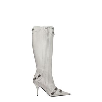 Balenciaga Frauen s Stiefel Ledergrau