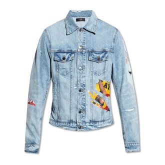 Amiri Denim Jassen - Heren - Spijkerjassen - Blauw - S - Denim - Jassen