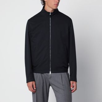 Ermenegildo Zegna Giacca con zip blu navy