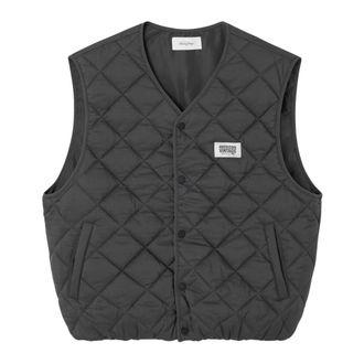 American Vintage Chaleco acolchado sin mangas - Jackets - Hombre - Gris - S