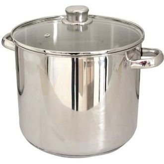 Beka Olla De Acero Inoxidable 16l + Tapa De Cristal - 13113304
