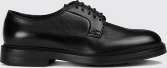 Doucal's Scarpe Derby in pelle di vitello liscia con punta tonda e suola in gomma