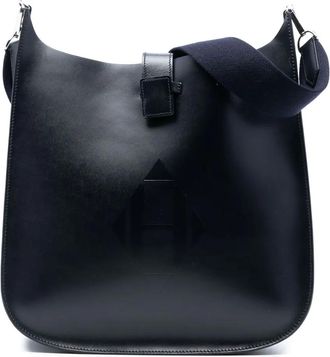 Herm&egrave;s Borsa a tracolla Evelyne Diamond H Sellier 33 in pelle Vache Hunter 2017 - Blu