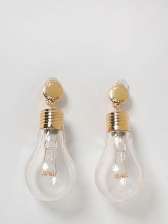 Moschino Orecchini Lampadina Moschino Couture in ottone e vetro