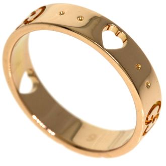 Gucci Icon Pink Gold (18K) Band Ring (Pre-Owned)