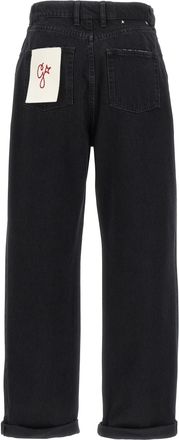 Golden Goose Womens Black Cotton Relaxed Fit Jeans Clothing