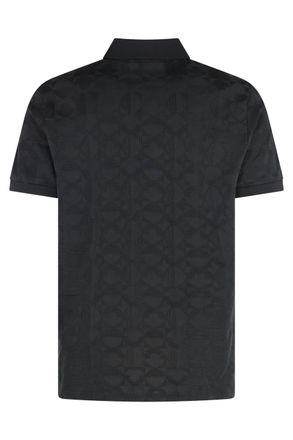 HUGO BOSS Mens Cotton Polo Shirt Black T-shirts And Polos
