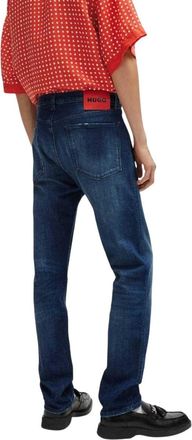 HUGO BOSS Heren 708 Slim Jeans (Donkerblauw)