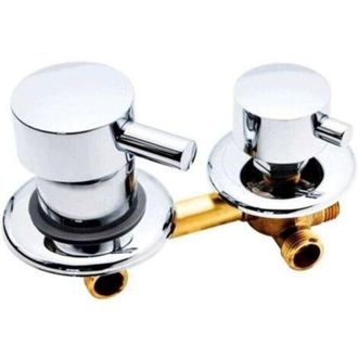 OEM Grifo Mezclador De Ducha De Lat&oacute;n De 3 V&iacute;as, 10 Cm, Para Agua Fr&iacute;a Y Caliente, Desviador G1/2