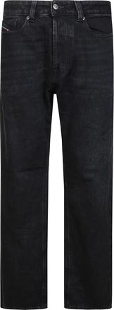 Diesel Relaxed Jeans 1980 D-Eeper - Heren - Regular Fit Jeans - Zwart - W34 - Katoen - Jeans