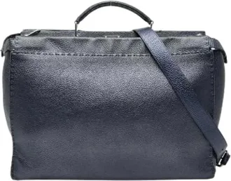 Fendi Pre-owned Handbags, female, Blue, Size: ONE SIZE Pre-owned Vintage Handbag