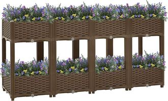 vidaXL Arriate 160x40x71 Cm Polipropileno Vidaxl