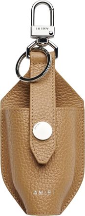 Amiri Womens Pebbled Hand Sanitizer Holder In Oatmeal