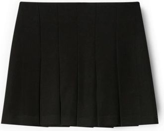Motivi Geplooide Korte Rok - Dames - Korte rokken - Zwart - 2XS - Polyester - Rokken