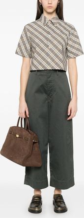 Burberry Womens Buttoned Shirt Pocket - Ivory Cotton - Size EU 36 (Womens)