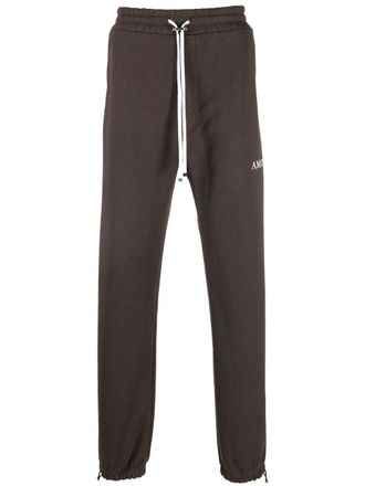 Amiri Trainingsbroek met geborduurd logo - Bruin