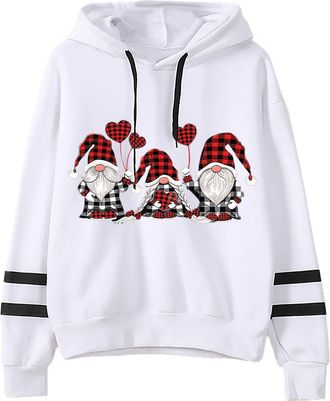 Generic Christmas Hoodies For Women Christmas Sweatshirt For Women Ladies Fashion Hoodies Sweaters Sweatshirt Loose Funny Xmas Jumpers Long Sleeve Crewneck Sh