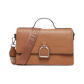 Etrier Altesse Crossbody Tas - Dames - Tassen - Bruin - Maat: ONE Size Katoen