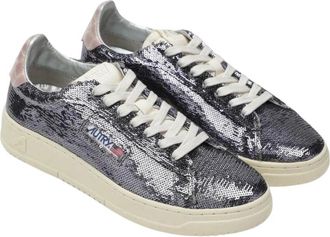 Autry Dallas Lage Sneakers - Dames - Sneakers - Grijs - 36 EU - Katoen - Schoenen