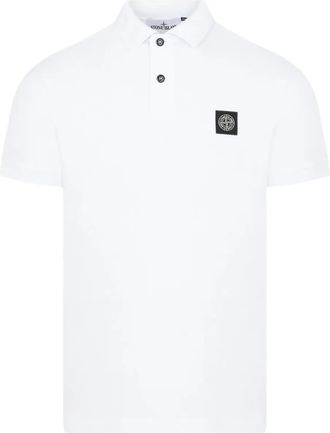 Stone Island Polo con bottoni - Bianco