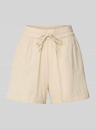 Only Loose Fit Shorts aus reiner Baumwolle Modell TIZANA in Beige, Gr&ouml;&szlig;e XS