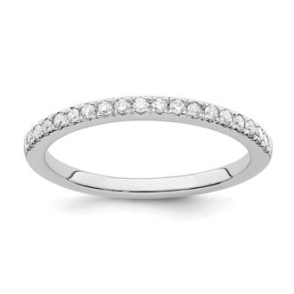 Diamond2Deal 14k Gold Lab Grown Diamond Wedding Band Ring 0.18Ct Clarity- VS Color- G-H