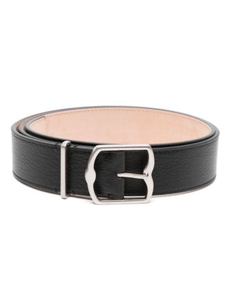 Bally Emblem leather belt - Black